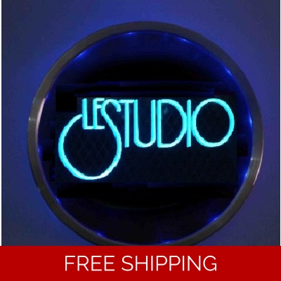 Le Studio Led Light Round Sign